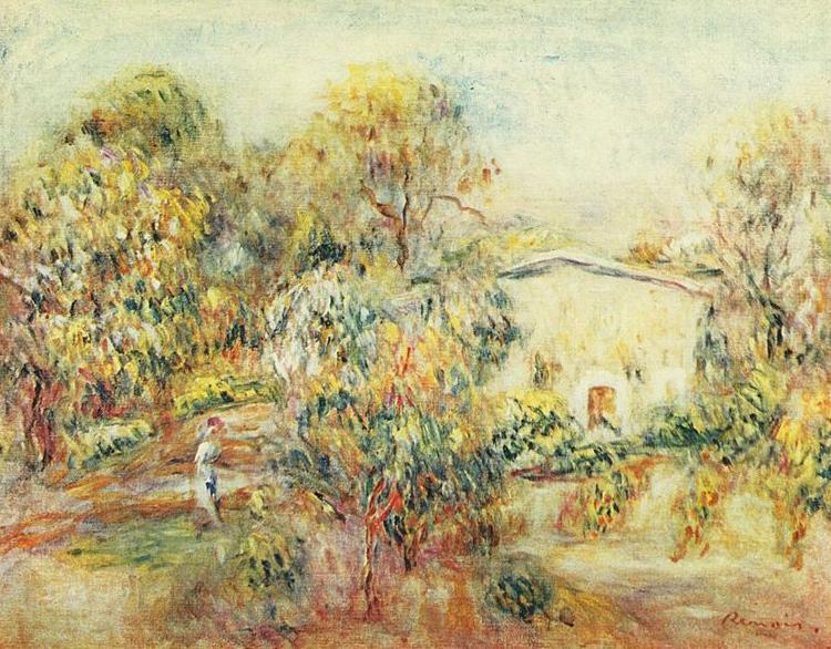 Pierre-Auguste Renoir Landschaft bei Cagnes Spain oil painting art